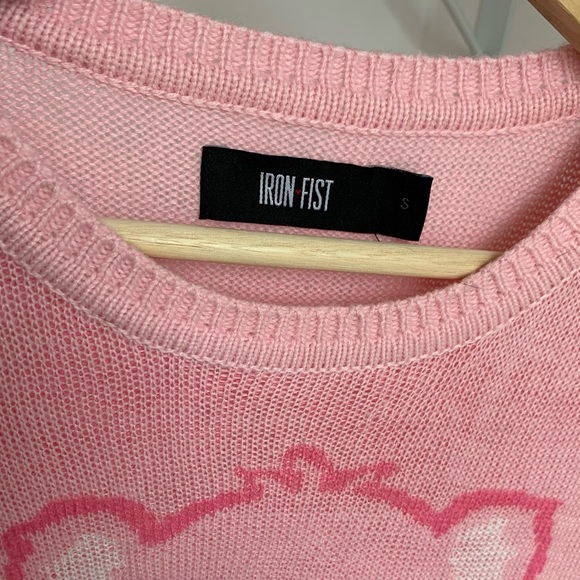 Iron Fist • S • Cheer Care Bear Long Sleeve Sweater - Picture 4 of 5